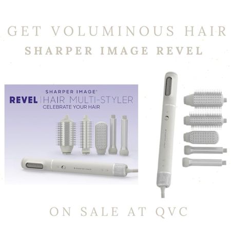 Get voluminous hair with this Sharper Image Revel 6-in-1 Styler! The round brush is AMAZING for your roots and I love it for days when I want a fuller look! Get it on sale now at QVC. 

#ad @qvc #loveqvc

#LTKStyleTip #LTKxNSale #LTKBeauty
