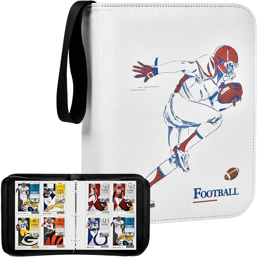 Football Baseball Card Binder, Football Soccer Cards 2022-2023 Trading Card Sleeves Holder Album ... | Amazon (US)