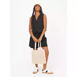 Buy Black Linen Blend Coord Waistcoat 18 | Blazers | Tu | Tu Clothing