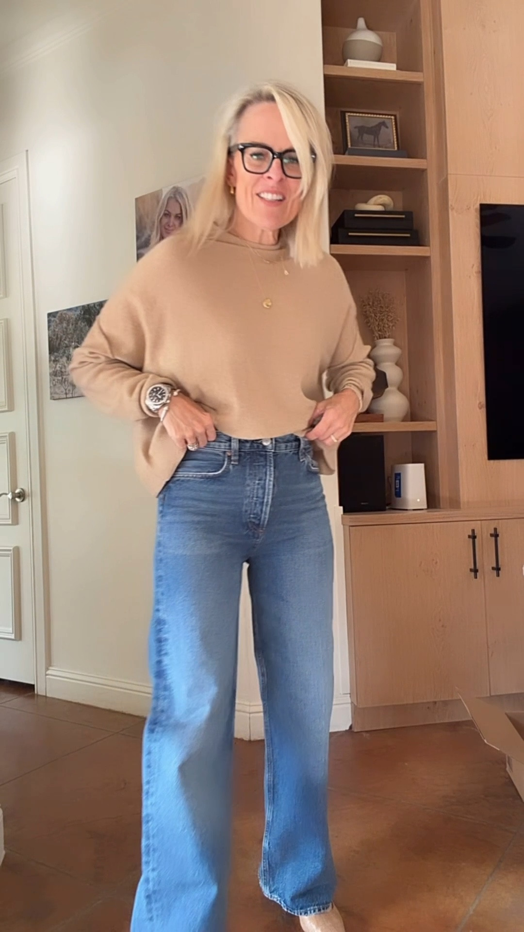 I think I’ve found my new favorite Agolde’s 
They are perfect!! Versatile, and can be worn with so many things.

What I love about them is they fit in all of the right places, then just go to a straight flattering leg and make your legs look long

Feel like these will sell out. So if you’re into premium denim, these are a winner! The feel of the denim is fantastic structure but comfy.

@anthropologie #anthropartner 

#LTKdayinmylife #LTKOver40 #LTKootd