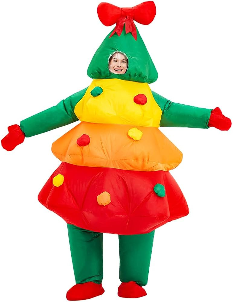 KOOY, Inflatable Christmas Tree costume, Full Body Christmas Costumes For Women/Men/Adult/Girls, ... | Amazon (US)