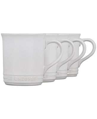 14 oz. Stoneware Set of Four Coffee Mugs | Macy's