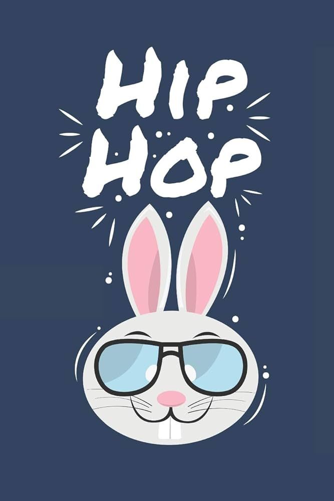 Hip Hop: Funny Easter Bunny Gift Blank Lined Notebook Journal (Funny Easter Gifts) | Amazon (US)