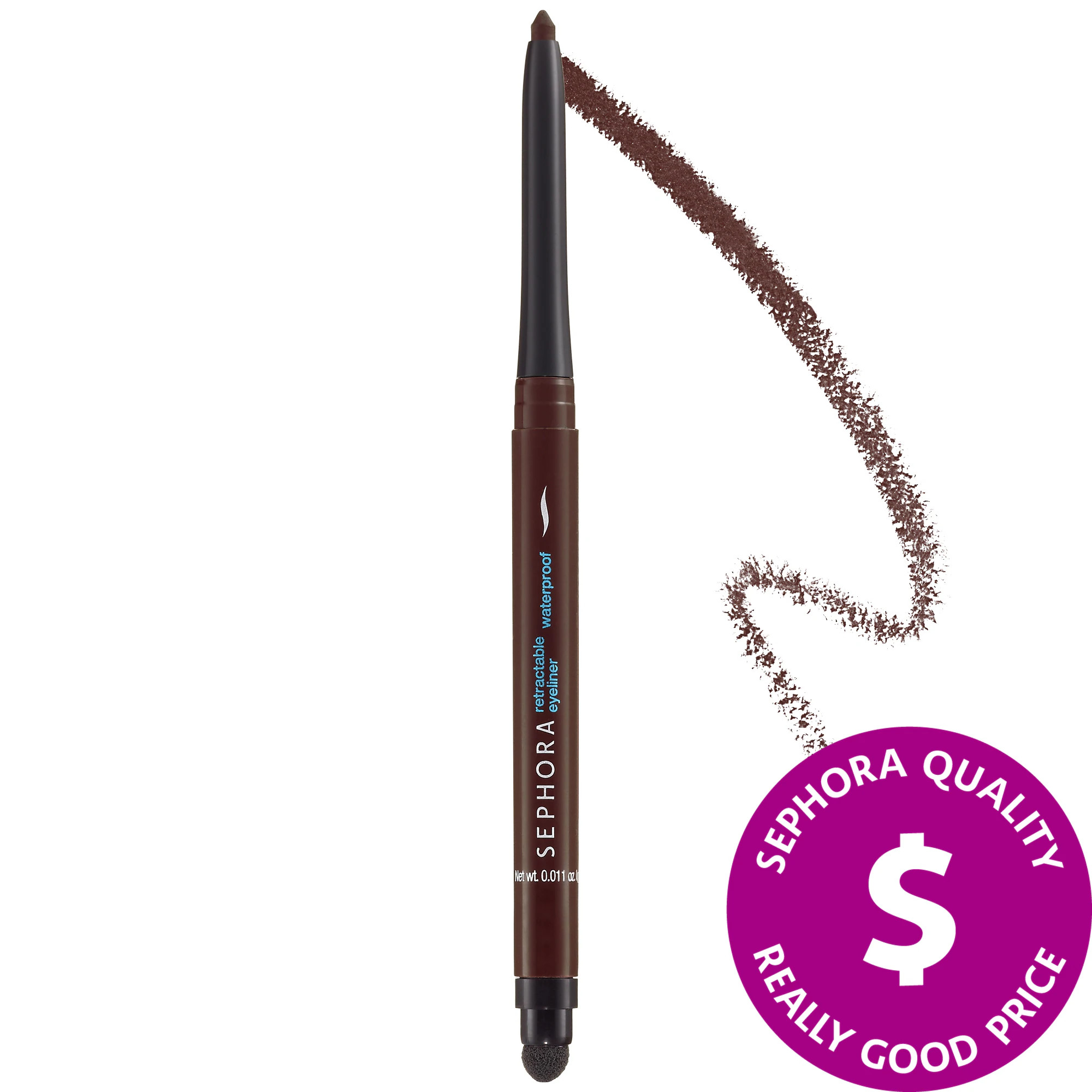 SEPHORA COLLECTION Retractable Waterproof Eyeliner 10 Matte Brown Black | Sephora (US)