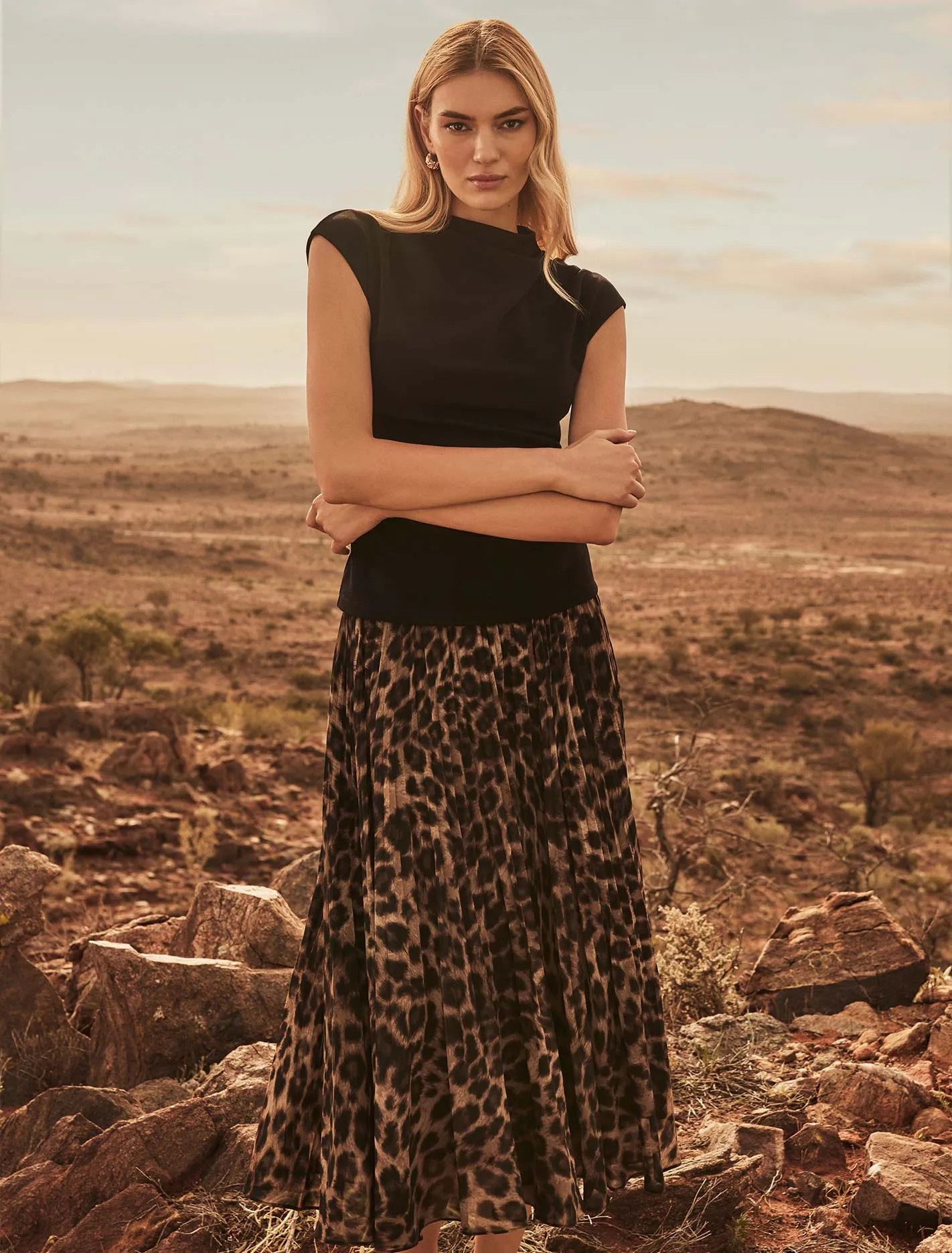 Aurora Pleated Skirt | Ever New (CA)