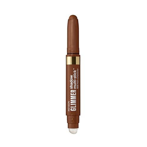 REVLON Glimmer Shadow Multi-Stick, Eyeshadow, 103 Main Character | Multi-use shadow delivers all-day, fade-resistant color. Crease-proof, and waterproof. Built-in primer + jelly blender tip. | Amazon (US)