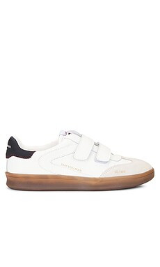 Sam Edelman Talia Sneaker in White & Black from Revolve.com | Revolve Clothing (Global)