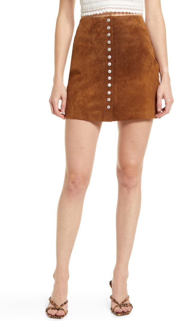Suede A-Line Skirt | Nordstrom