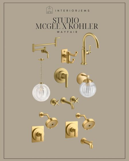 New collection, Studio McGee for Kohler, plumbing, brass, plumbing, bathroom, plumbing, kitchen, plumbing, brass, pendant, light, vintage, pendant, light, wall, sconce, Studio, McGee, bathroom, brass, plumbing fixtures

#LTKsalealert #LTKhome #LTKstyletip