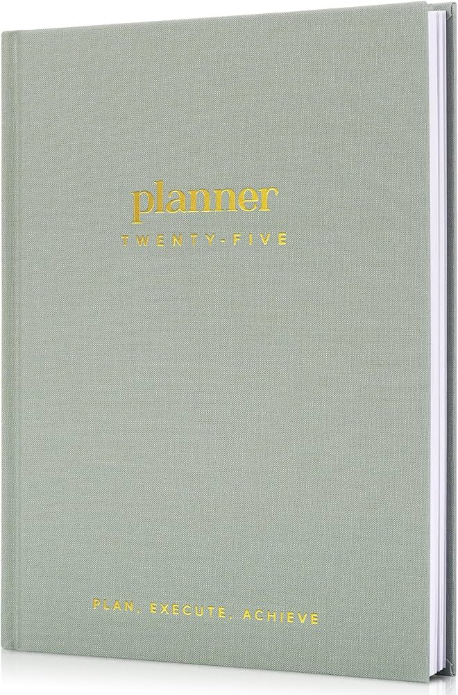 Beautiful 2025 Daily Planner - 7" x 10" Planner for Women or Men with Weekly & Monthly Spreads fo... | Amazon (US)