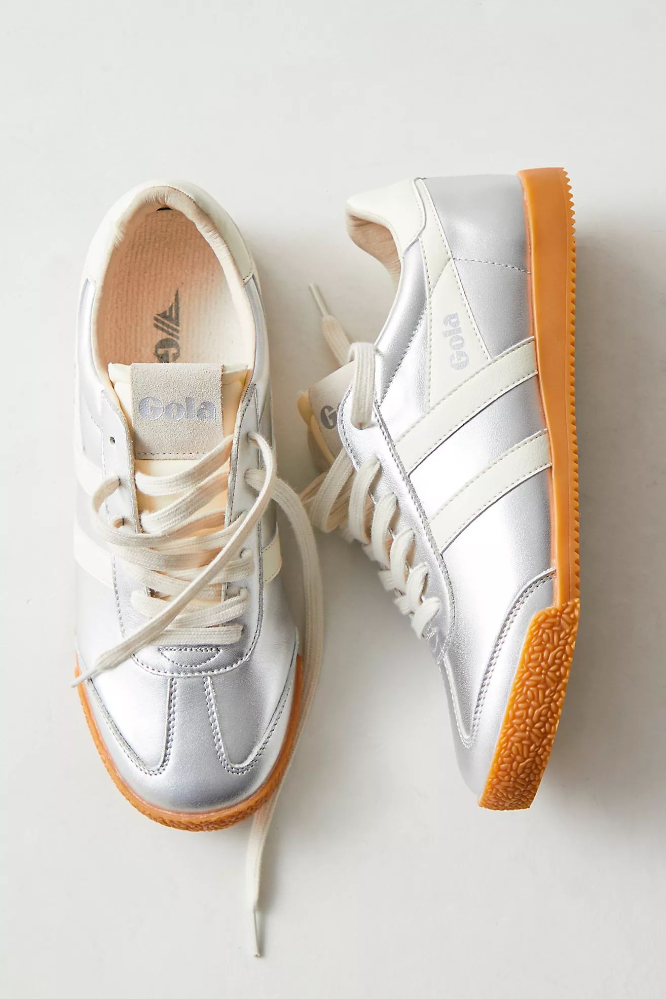 Gola Elan Metallic Sneakers | Free People (Global - UK&FR Excluded)