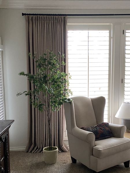 Best drapes! Pinch pleated privacy liner linen blend and memory trained! Shown in Grey Beige

#LTKFind #LTKstyletip #LTKhome