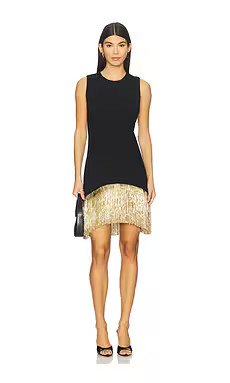 SIMONMILLER Bowie Fringe Dress in Black from Revolve.com | Revolve Clothing (Global)