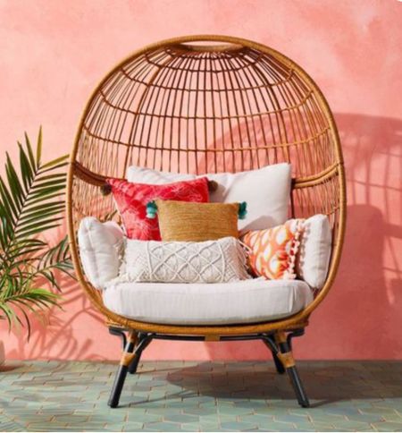Create a cozy place to lounge with the Southport outdoor egg chair. A conversation piece for your outdoor deck, or patio. 
Assorted colors  
kimbentley outdoor home decor, lake home, Target style

#LTKhome #LTKxTarget #LTKparties