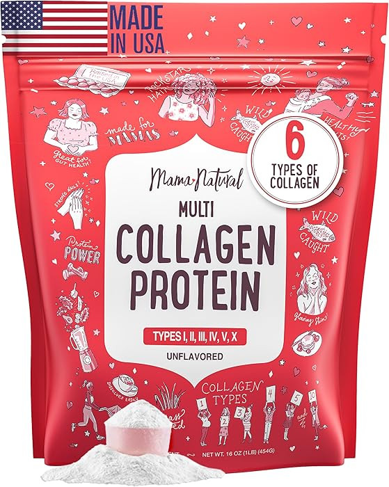 Multi Collagen Protein Powder Type I II III IV V X - Unflavored & Hydrolyzed 16Oz Pure Collagen P... | Amazon (US)