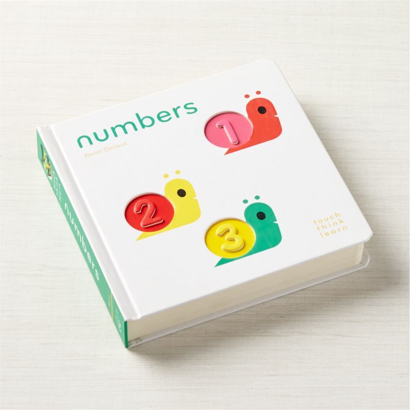 Numbers TouchThinkLearn Book by Xavier Deneux + Reviews | Crate and Barrel | Crate & Barrel