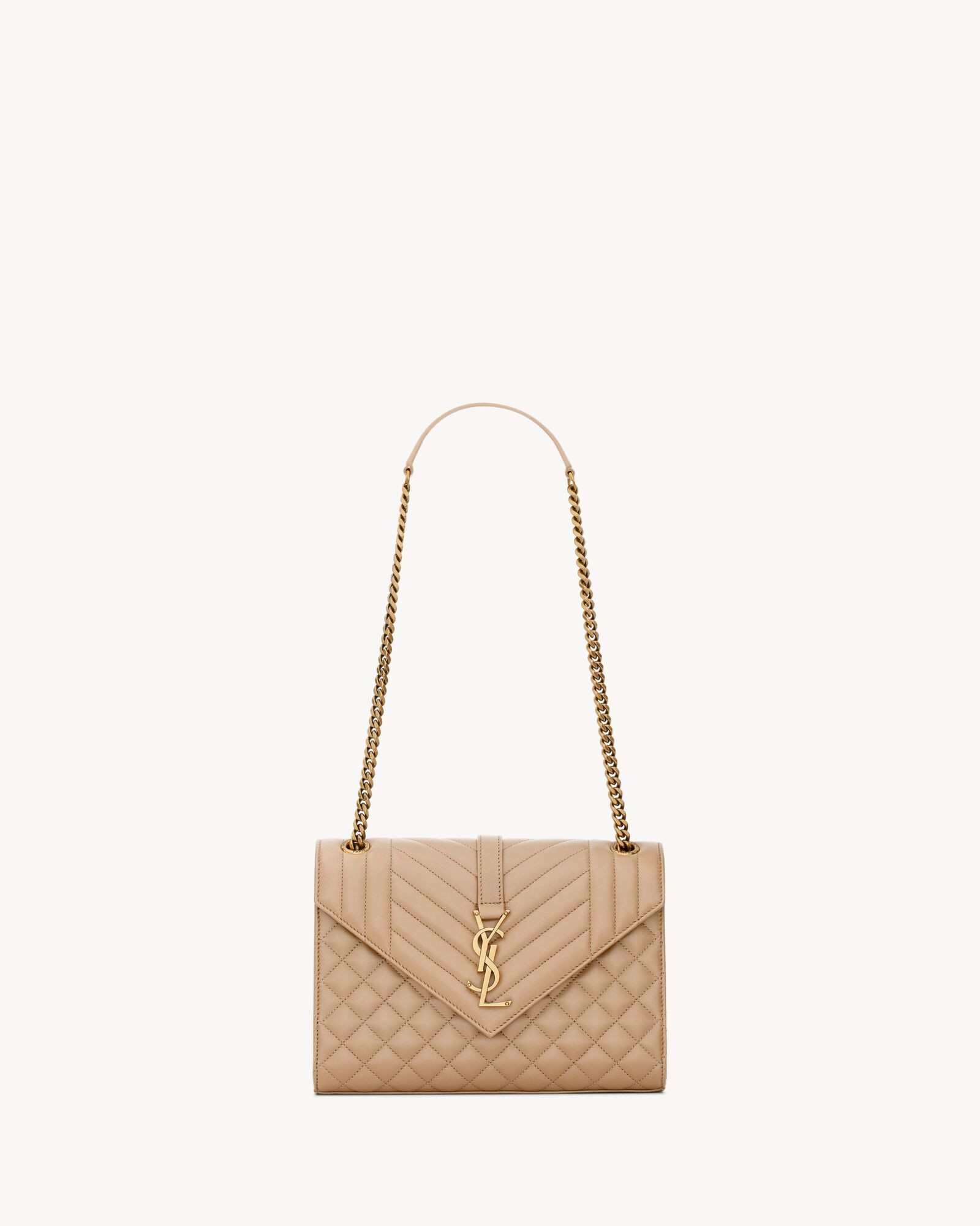MEDIUM ENVELOPE in MATELASSÉ lambskin | Saint Laurent Inc. (Global)