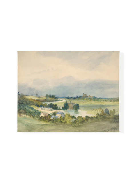 French Watercolor Landscape | Lindsay Letters, LLC