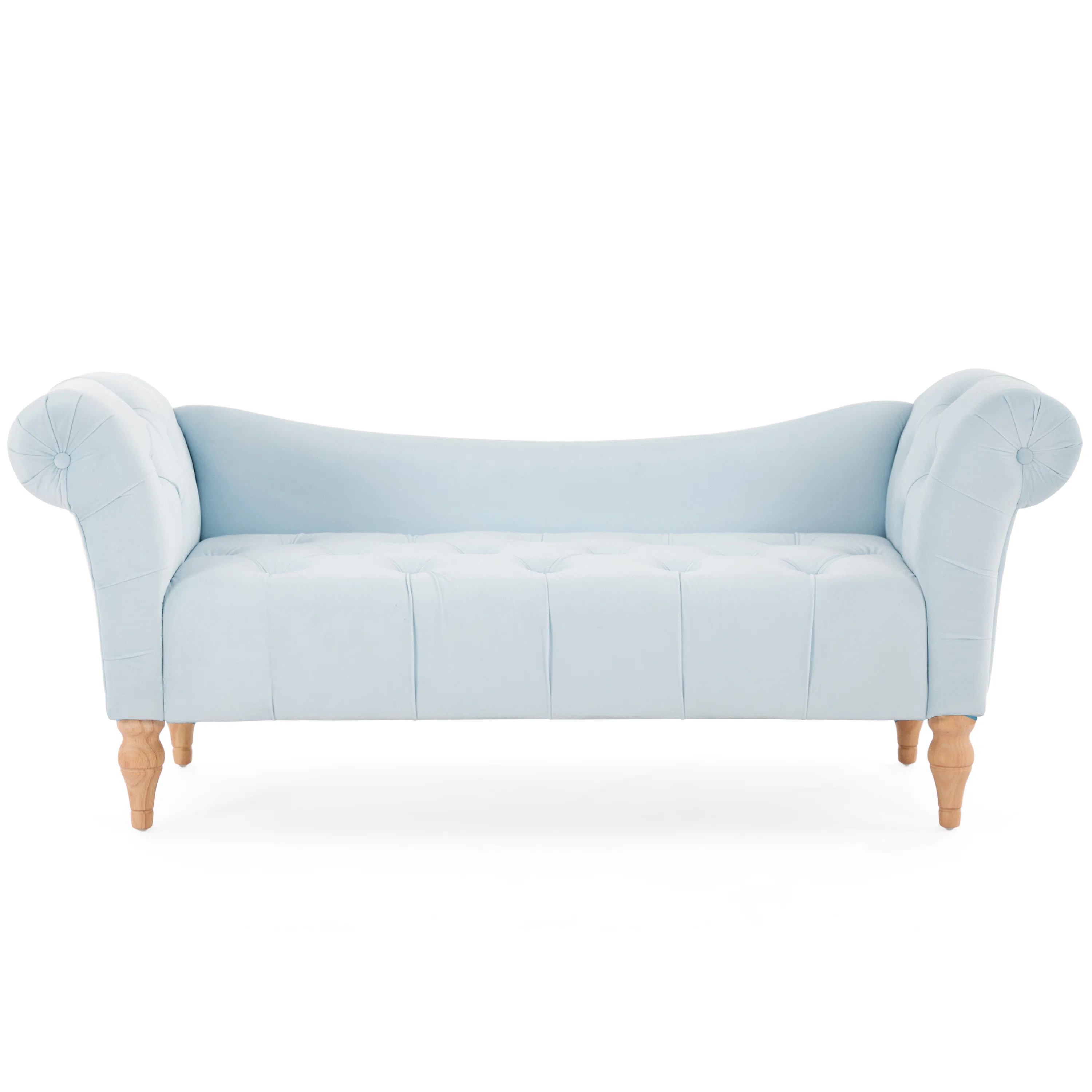 NFusion 60.75'' Wide Vintage-Inspired Upholstered Bench With Rolled Arms And Tufting | Wayfair | Wayfair North America