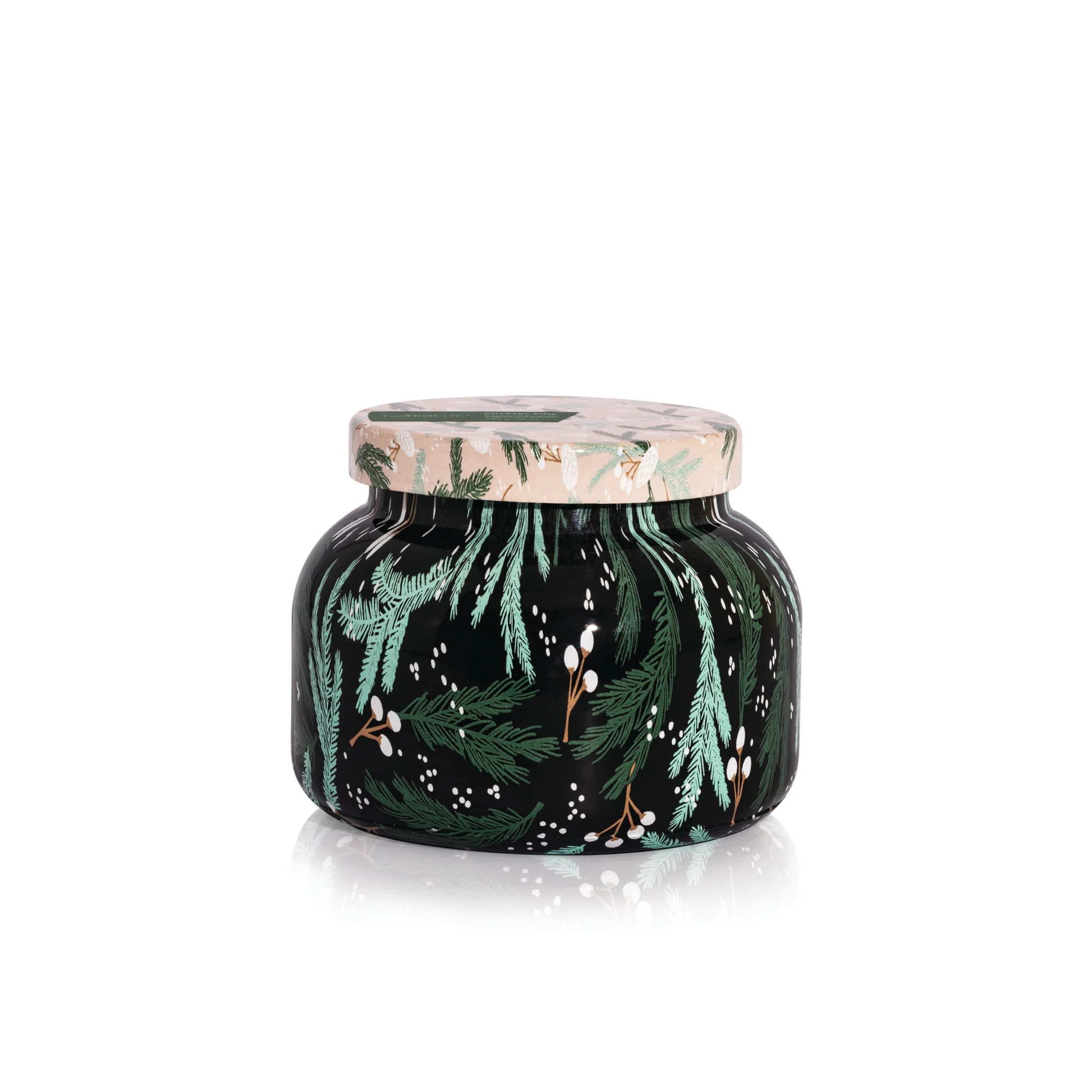 Crystal Pine Holiday Pattern Play Signature Candle | Capri-Blue