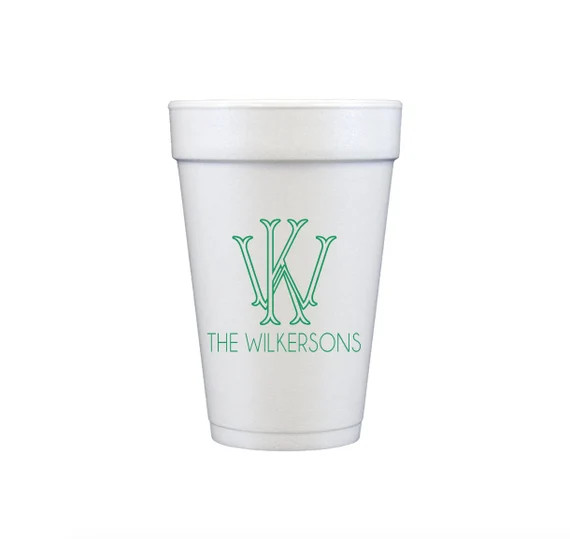 Personalized foam cups personalized cups customizable cups | Etsy | Etsy (US)