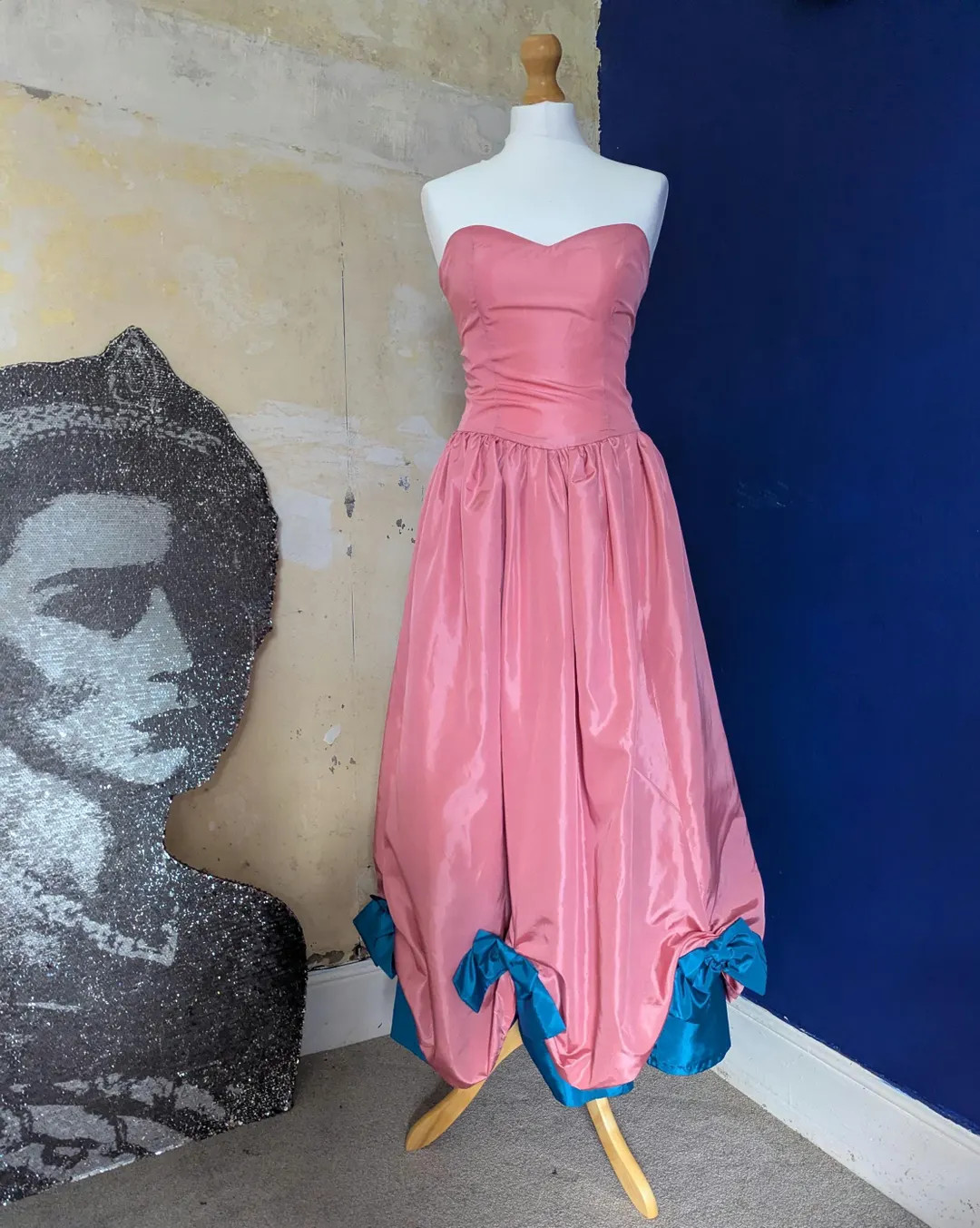Vintage 1980s Pink Taffeta Ball Gown – Strapless Sweetheart Bubble Hem Dress - UK 6-8 | Etsy (Global)