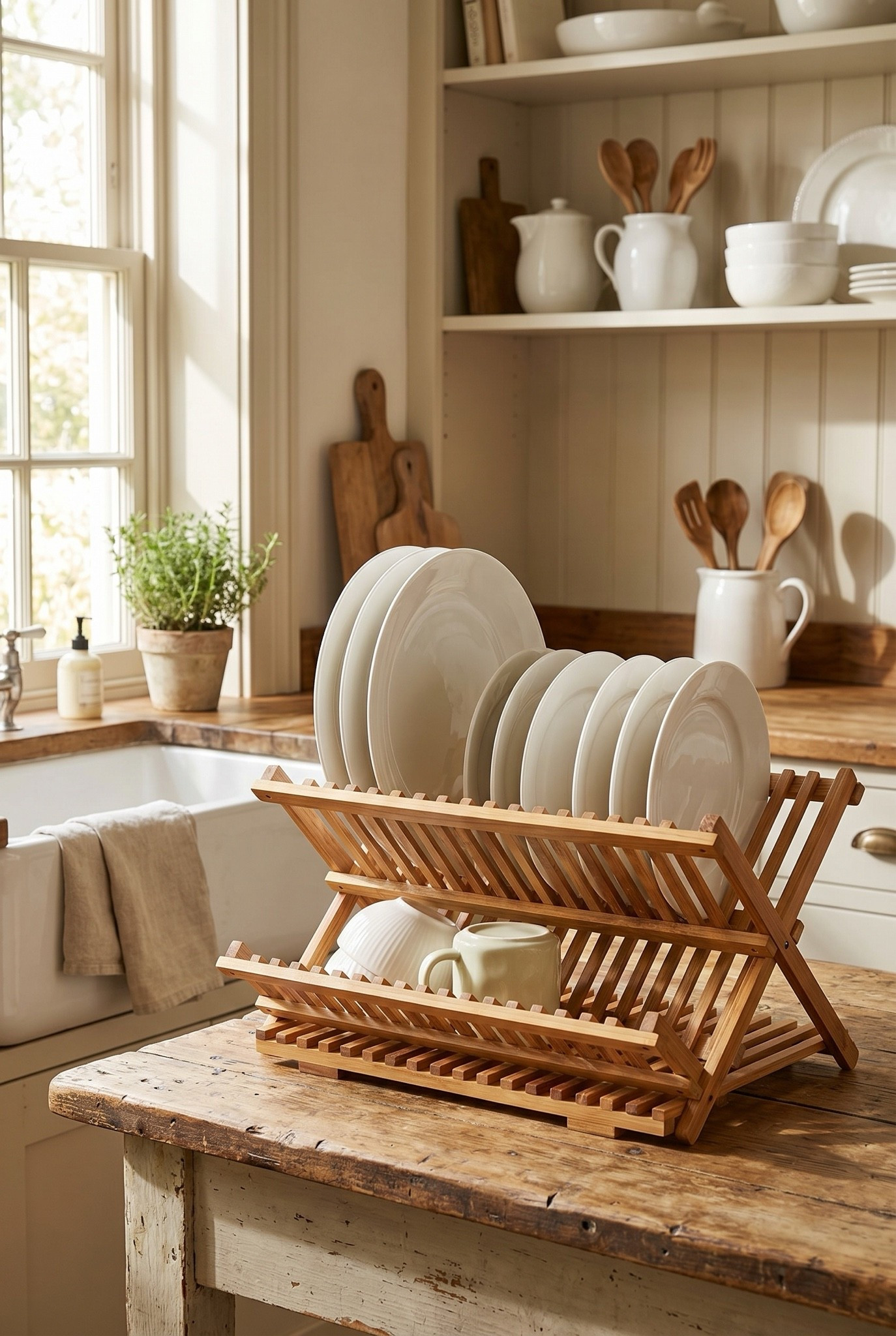 Why did nobody tell me a dish drying rack could be this cute? 🤎

I’m all about practical home finds that actually look good on the counter, and this bamboo dish rack checks every box. Functional, space-saving, and perfect for that cozy farmhouse kitchen aesthetic. ✨

Would you leave this out on your counter? 👇

#KitchenOrganization #FarmhouseKitchen #HomeOrganization #KitchenEssentials #AmazonHomeFinds #FarmhouseDecor #KitchenInspo #HomeDecorFinds #CozyHome #KitchenStyling #LTKCreator #HomeFavorites #OrganizedHome #HomeMustHaves

#LTKdayinmylife #LTKmomlife #LTKHome
