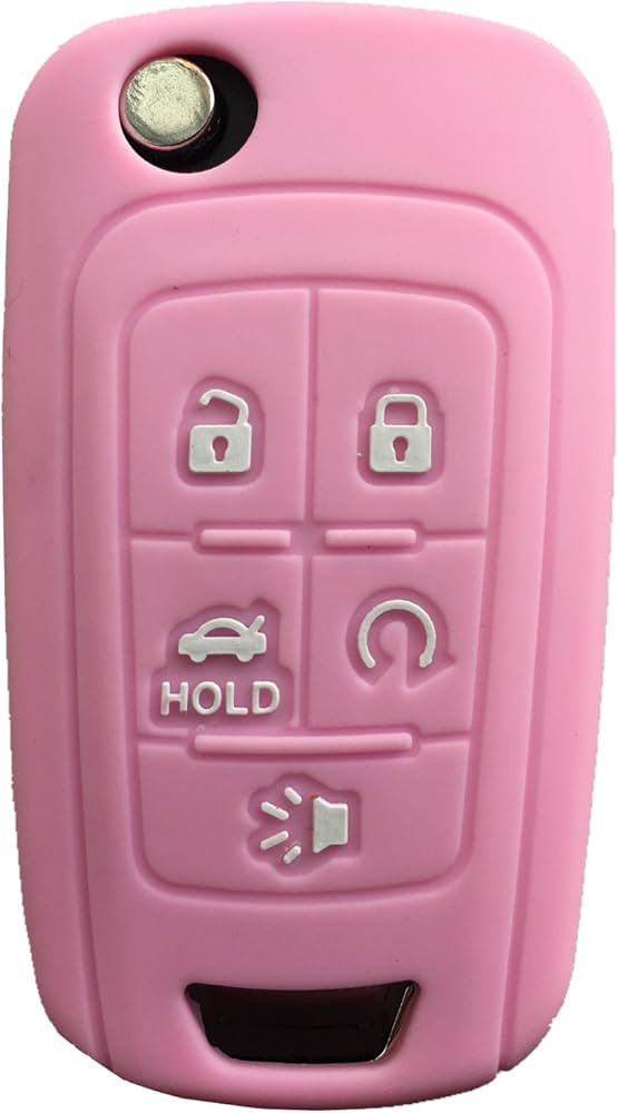 Silicone Chevy Key Fob Cover：Pink Keyless Remote Control Protector Replacement Fit for Chevrole... | Amazon (US)