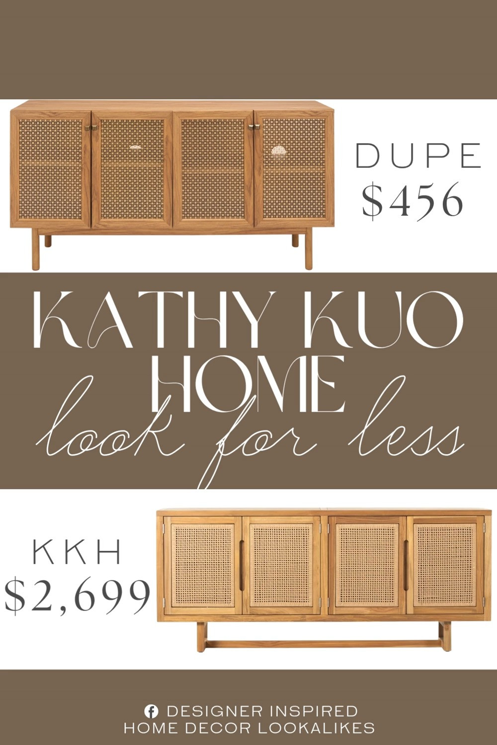 Inspired by Kathy Kuo Home Rattan Sideboard. Natural Wood Media Console. Cane Door Sideboard. Modern Rattan Cabinet. Woven Front Cabinet. TV Stand with Storage. Rattan Sideboard Cabinet. Modern Buffet Cabinet. 

Home more affordable option find copy cat similar look for less budget friendly affordable cheap cheaper beautiful pretty. Clearance sale coupon code discount code promo code luxury lookalike look a like Inspo inspiration inspired by idea ideas Love like these? I share multiple every day in my FB group.
#kathykuohomeinspired #sideboardcabinet #storagecabinet #mediaconsole #buffetcabinet #wickerfurniture #furniturefinds  

 #LTKHome
