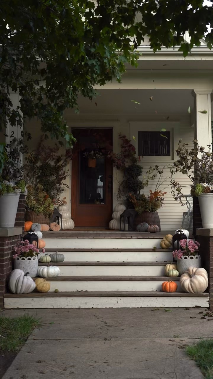 Collected front porch fall 🍂 Mixing found branches with faux florals + leaves for an arrangement that feels gathered, natural, and a little undone—in the best way. A few easy finds to recreate the look at home. 🤎

#LTKHome #LTKSeasonal