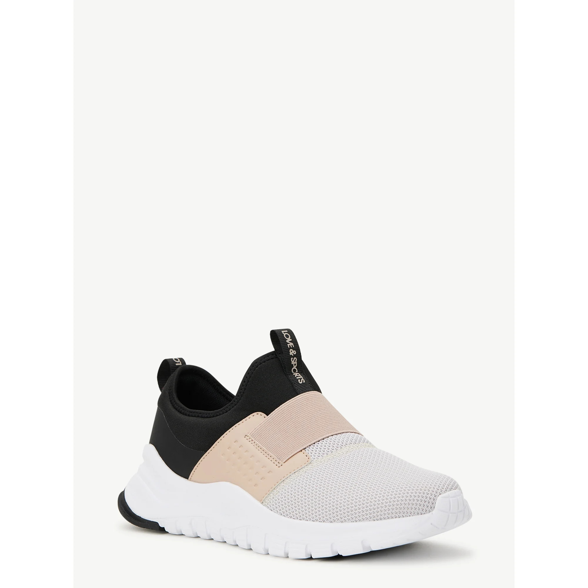 Love & Sports Women’s Slip-On Colorblocked Athletic Sneakers | Walmart (US)