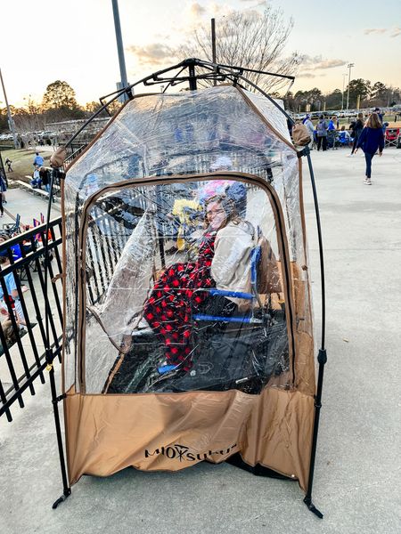No more freezing on the ball field!!! This pop up tent is big enough for 3-4 chairs and blocks the wind! It also has a cover for blocking the sun & rain. Perfect for all you baseball mamas!

#tent #baseballmom 

#LTKVideo