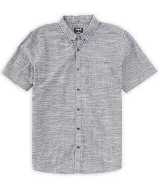 Hurley Short Sleeve One & Only Stretch Classic Fit Woven Shirt | Dillard's | Dillard's
