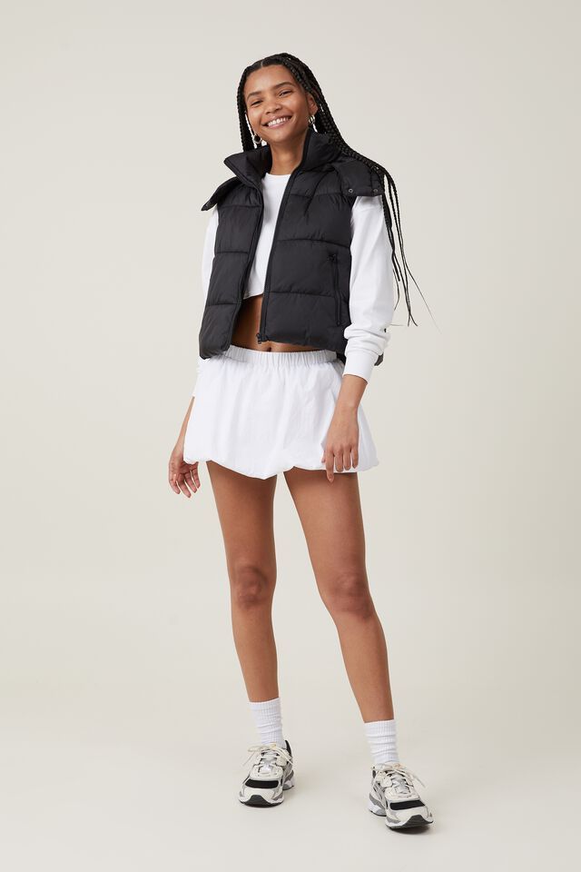 The Recycled Mother Hooded Puffer Vest 2.0 | Cotton On (US)