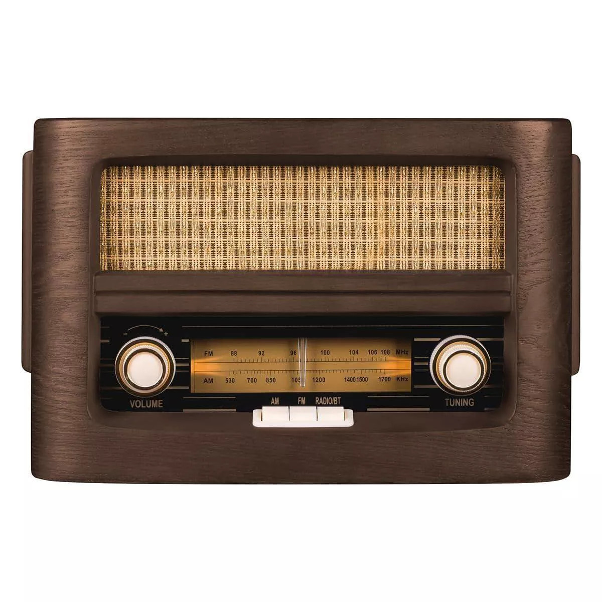 Fuse Vint Vintage Retro AM/FM Radio | Wireless Charging Pad for Phone | Speaker with Bluetooth & ... | Target