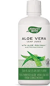 Nature's Way Premium Quality Aloe Vera Leaf Juice, 99.5% Purified, 33.8 Fl. Oz. | Amazon (US)