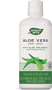 Nature's Way Premium Quality Aloe Vera Leaf Juice, 99.5% Purified, 33.8 Fl. Oz. | Amazon (US)