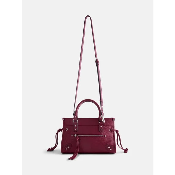 No Boundaries Women's Fashion Square Tote Bag, Rich Red | Walmart (US)