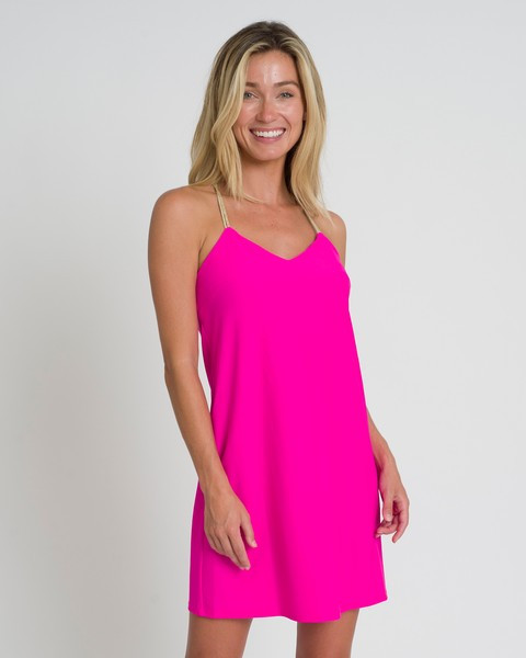 Bailey Dress Jude Cloth - Hot Pink | Jude Connally