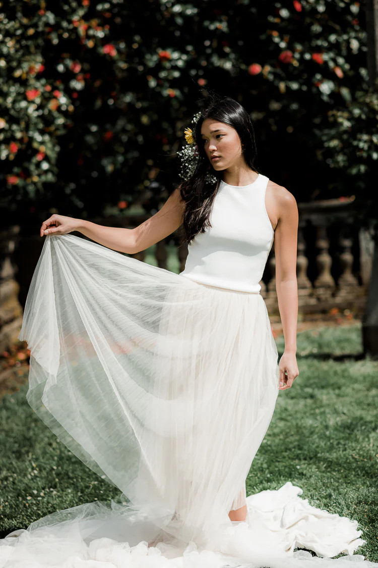 Cream Knit Racerback Tank | Confête