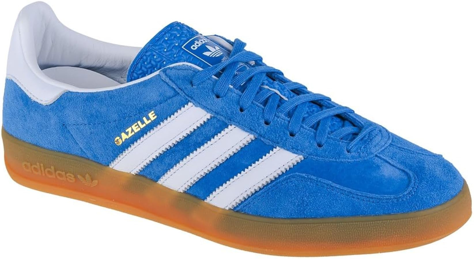 adidas Women's Gazelle Indoor Sneakers - Blue Bird, Size 6 | Amazon (US)