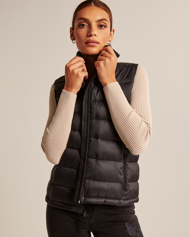 Lightweight Packable Puffer Vest | Abercrombie & Fitch (US)