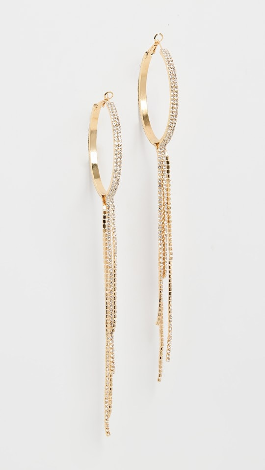 Jules Smith Crystal Party Hoops | SHOPBOP | Shopbop