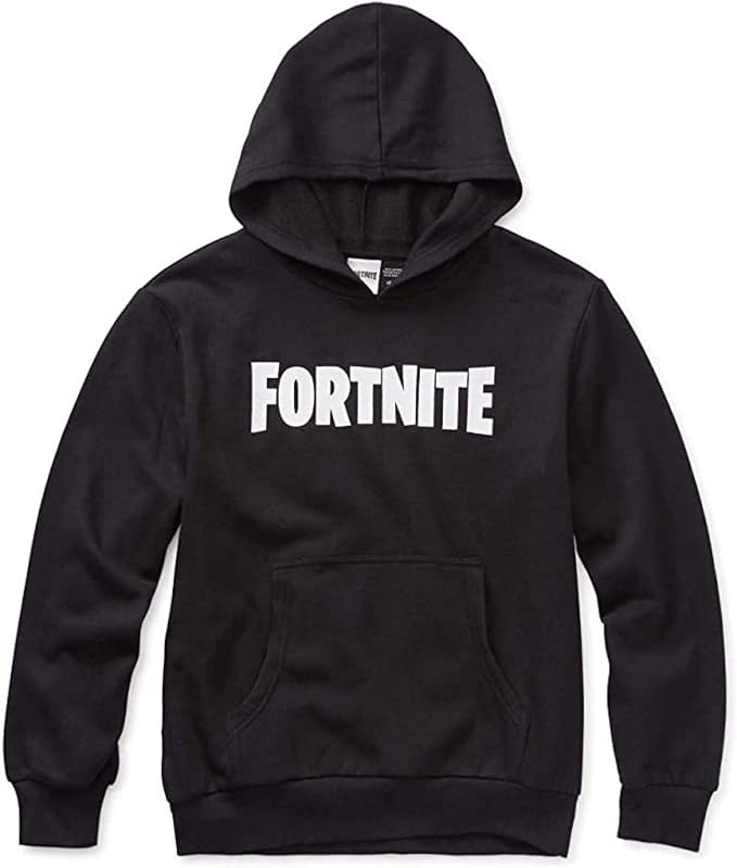 FORTNITE Logo Boys Hoodie Neck Long Sleeve Graphic T-Shirt | Amazon (US)
