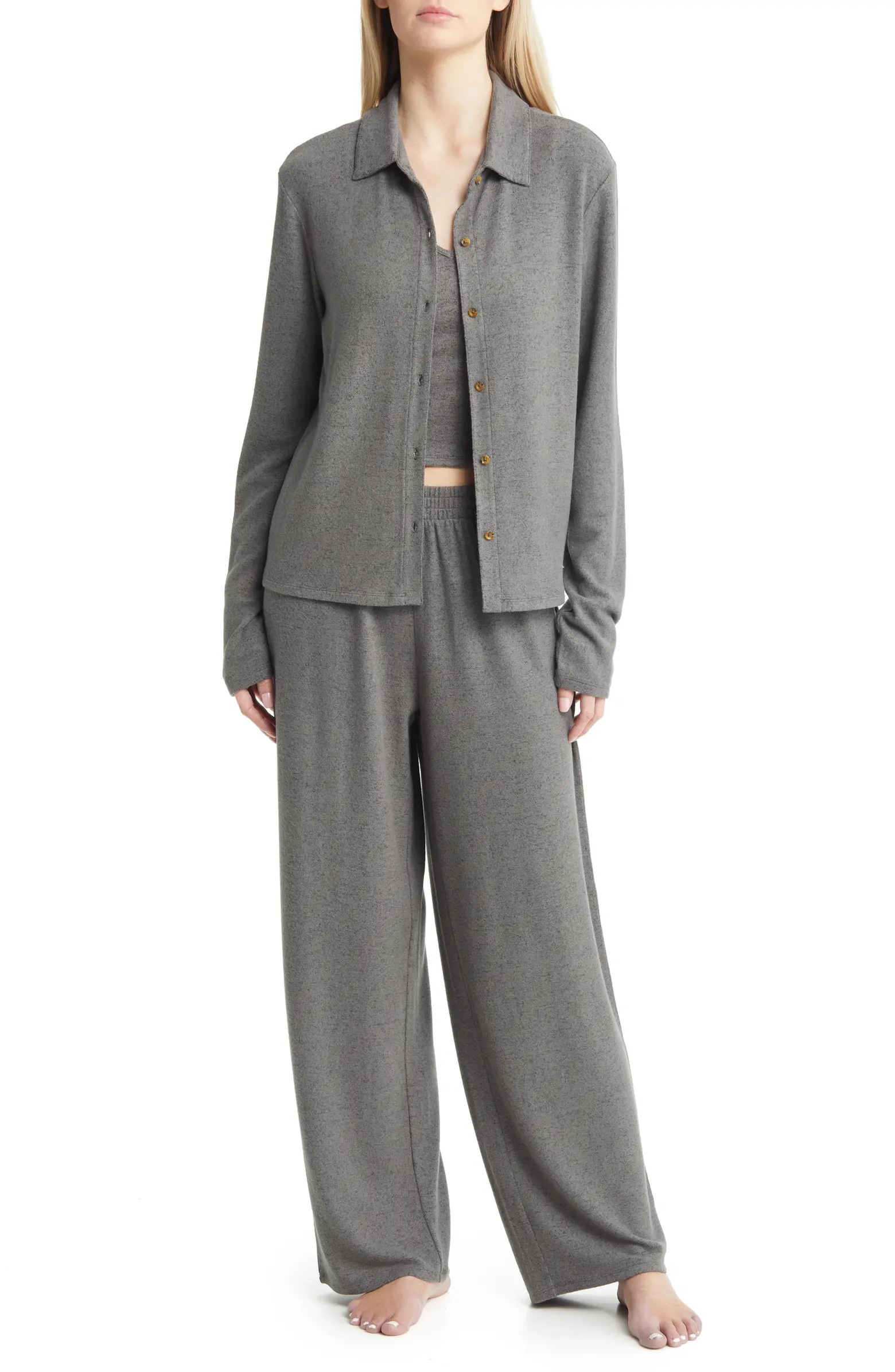 3-Piece Cozy Knit Lounge Set | Nordstrom
