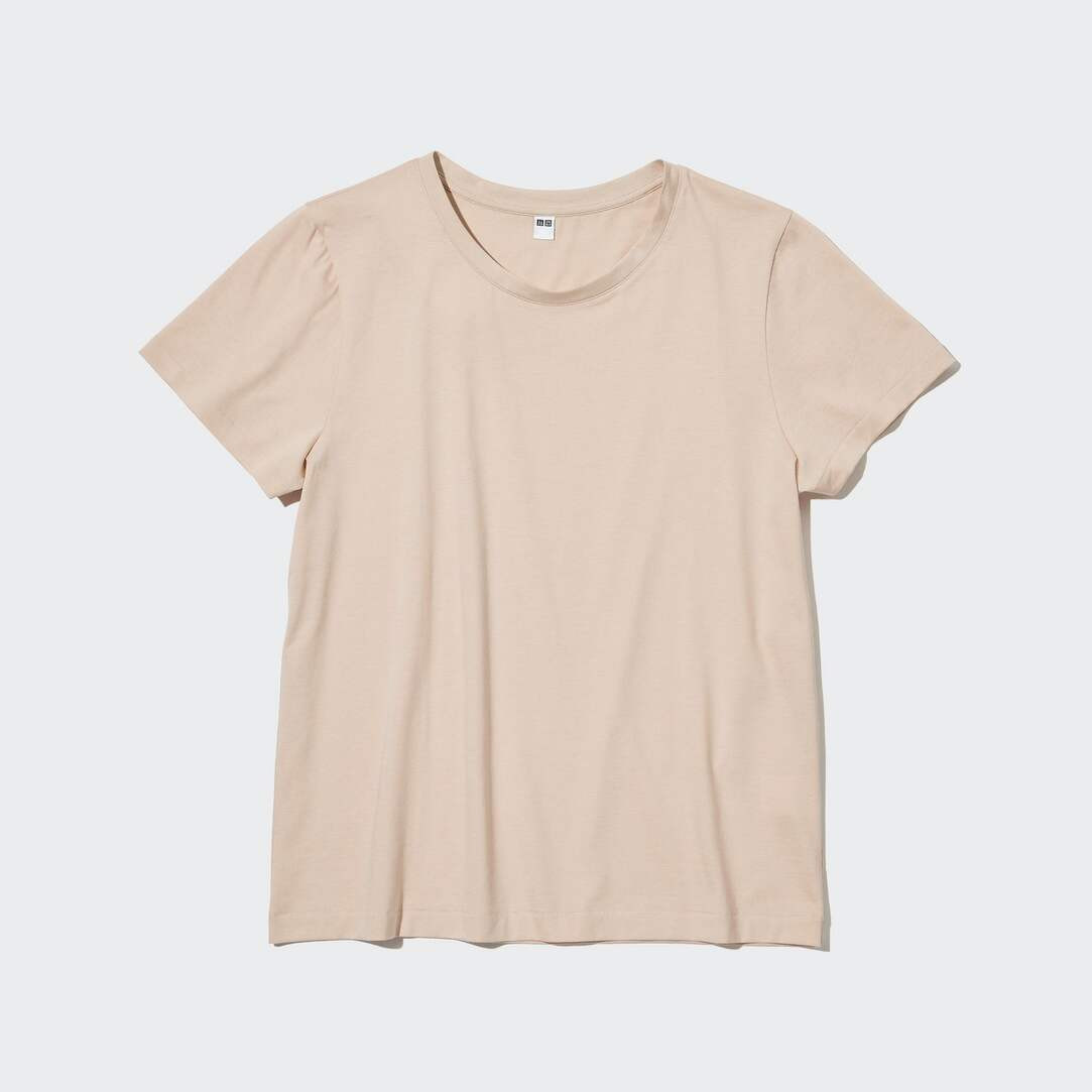 100% Supima Cotton Crew Neck Short Sleeved T-Shirt | UNIQLO (UK)