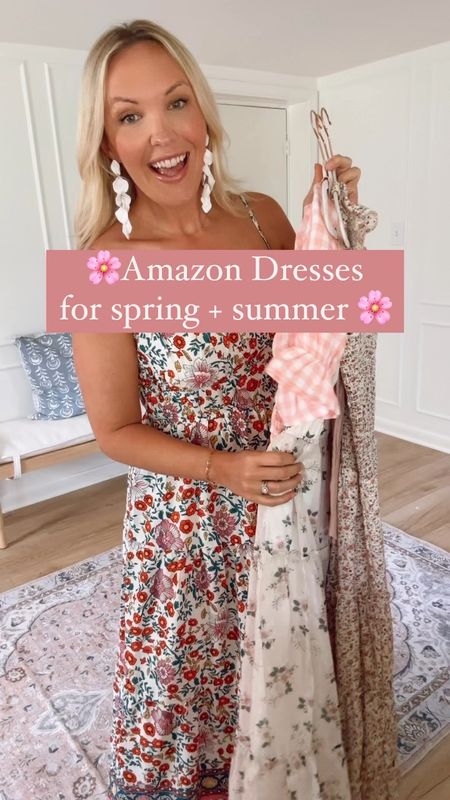 Amazon dress haul that would be perfect for Mother’s Day or graduation! I’m wearing a med  

#LTKfindsunder50 #LTKmidsize #LTKstyletip