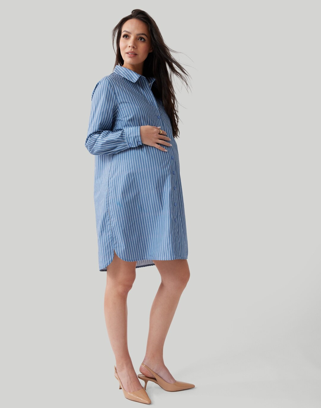 Ingrid &amp; Isabel Poplin Shirt Dress | Madewell
