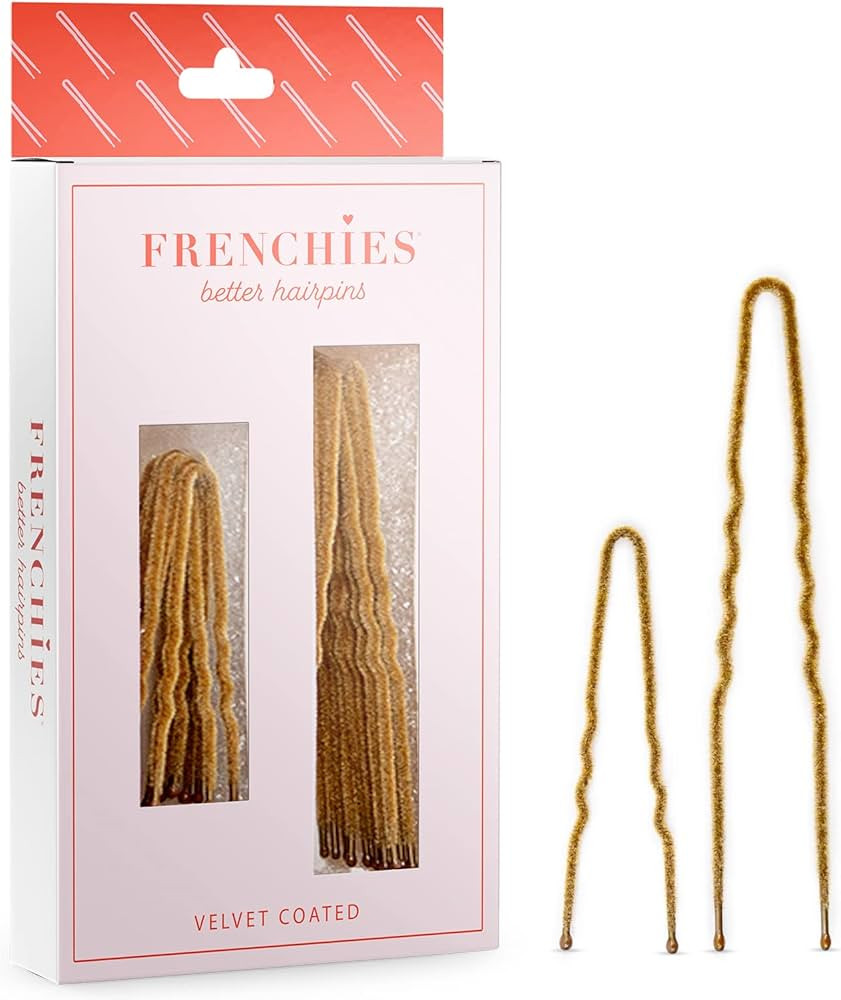 Frenchies French Twist Hair Pin, Ultra Flocked Extra Soft French Hair Pins for Women, Wedding, Up... | Amazon (US)