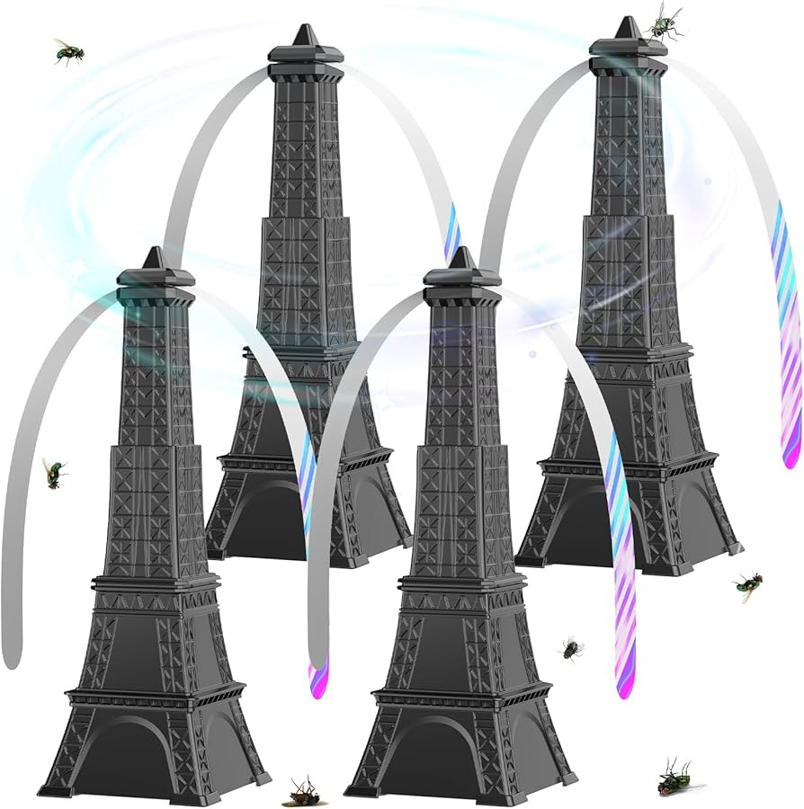Fly Fans for Tables, Fly Repellent Fan Keep Flies Away, Battery Powered Bug Fans with Holographic... | Amazon (US)